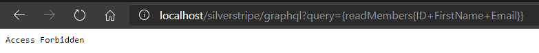 Output for GraphiQL